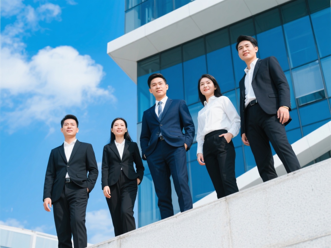 Data Edge Corporation office with team collaborating on data projects