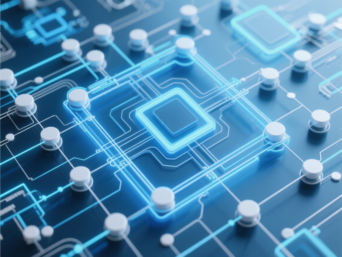 Cloud infrastructure visualization showing secure data storage
